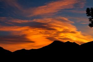 Sunset in Rocky Mtn. Natl. Park
