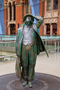 Sculpture in St. Pancras Station
